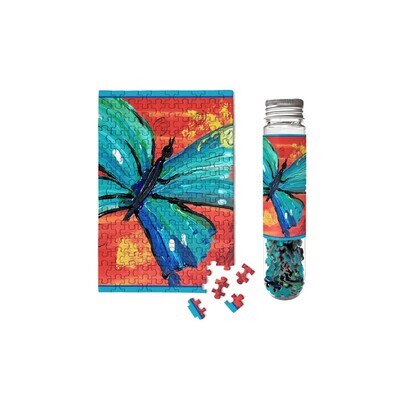 Micro Puzzles Yellow Butterfly Mini Jigsaw Puzzle