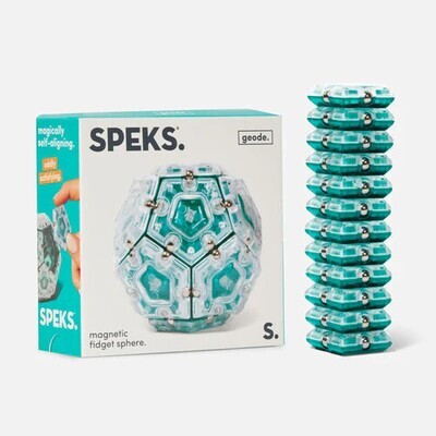 Speks Geode Magnetic Fidget Set - Aqua Sphere