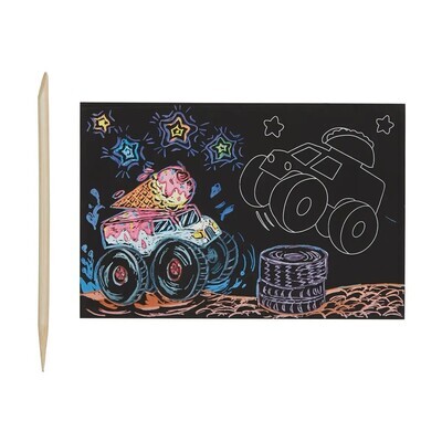 Scratch &amp; Scribble Mini - Monster Truck