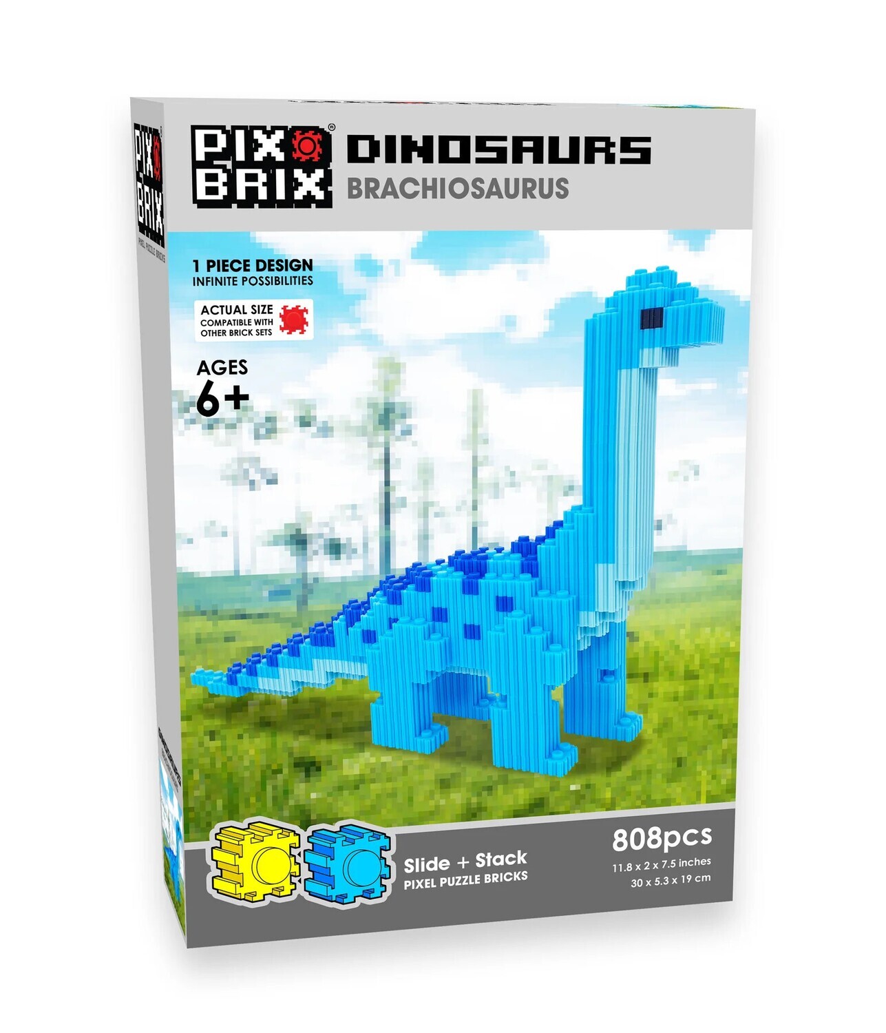 Pix Brix Brachiosaurs Dinosaur