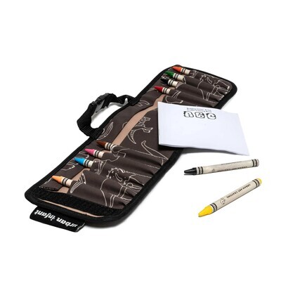 Urban Infant Travel Crayon Wallet - Dinosaurs