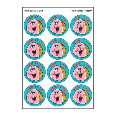 Trend Enterprises Scratch n' Sniff Stinky Stickers - Ham It Up!