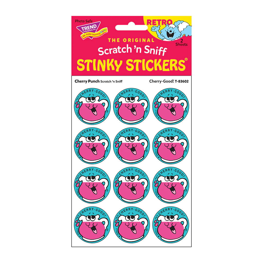 Trend Enterprises Scratch n' Sniff Stinky Stickers - Cherry-Good!