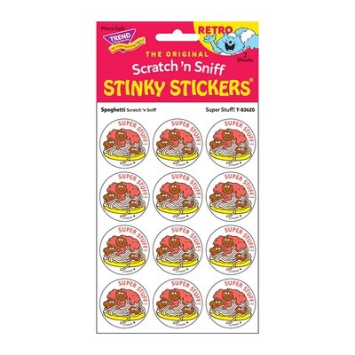 Trend Enterprises Scratch n' Sniff Stinky Stickers - Super Stuff!