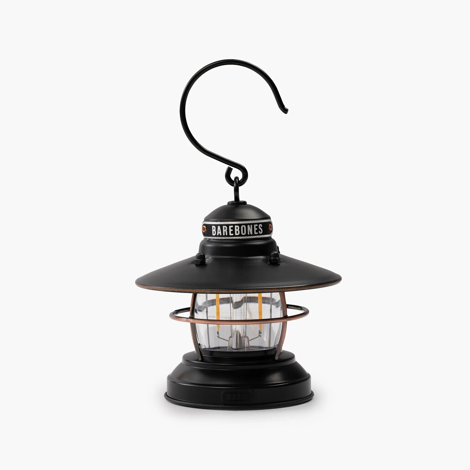 Barebones Mini Edison Lantern - Antique Bronze
