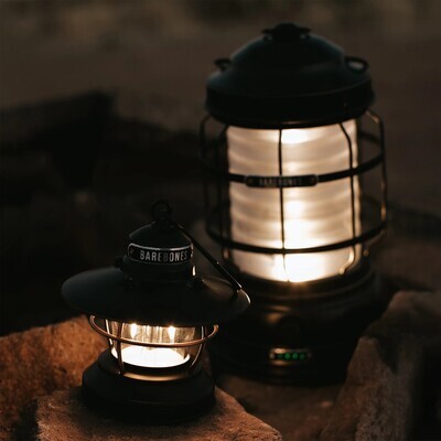 Barebones Mini Edison Lantern - Antique Bronze