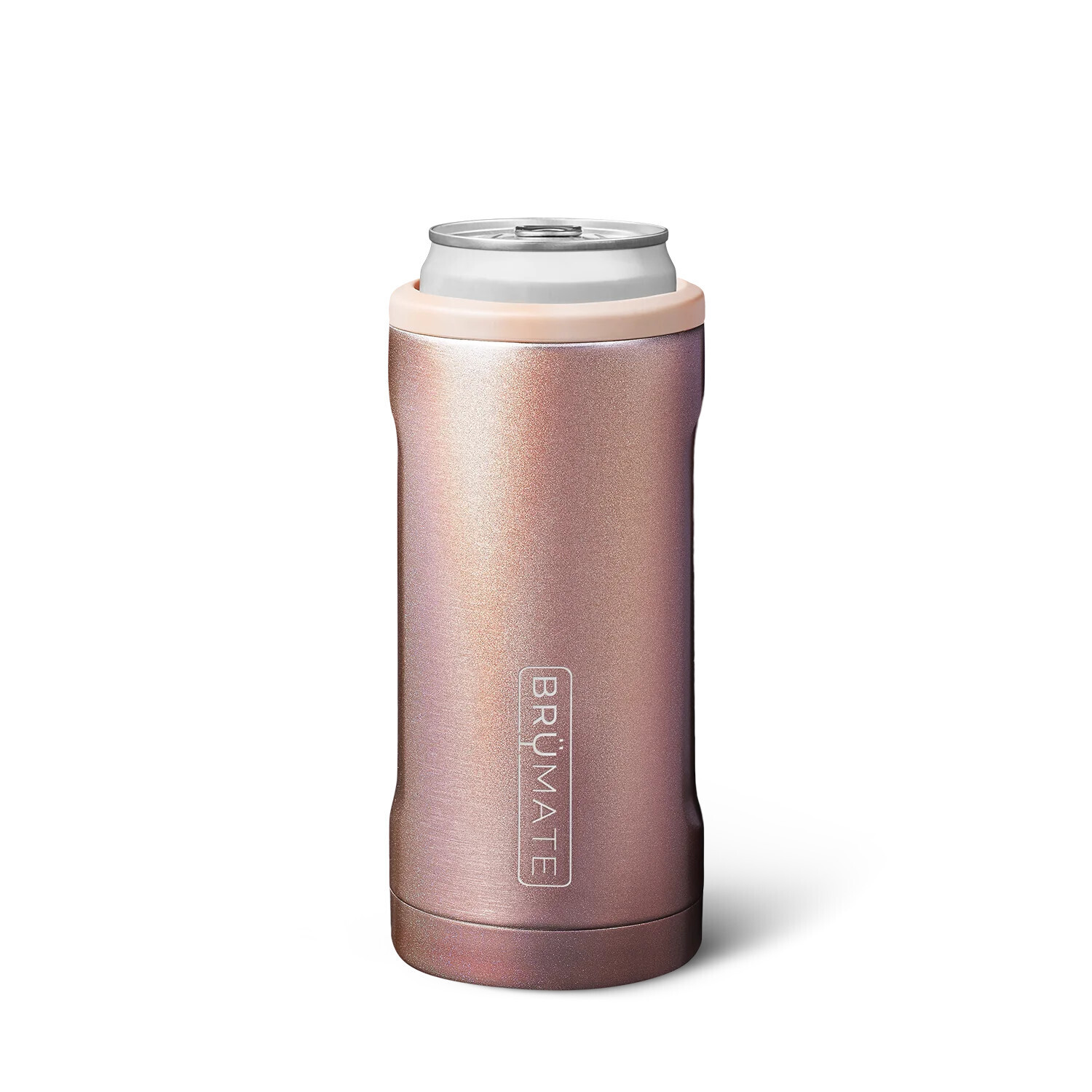BRUMATE Hopsulator Slim 12oz - Glitter Rose Gold