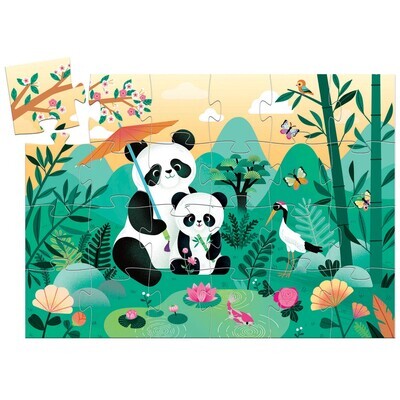 Silhouette Leo The Panda 24pc Silhouette Jigsaw Puzzle