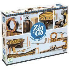 Zig &amp; Go Wroom 45 pc Chain Reaction Construction Set