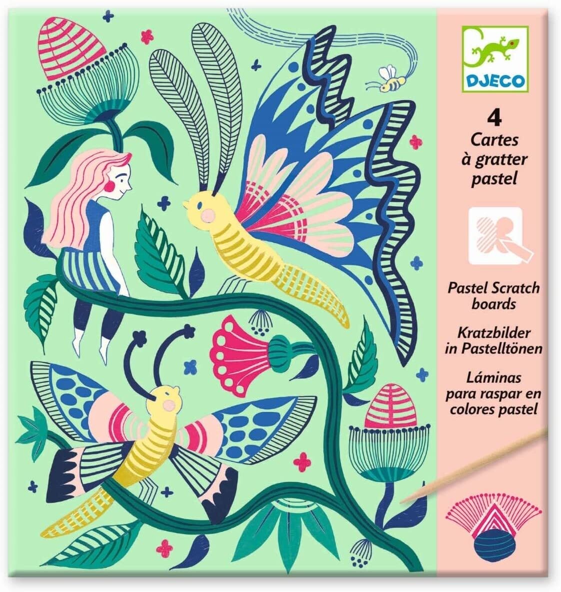 Fantasy Garden Scratch Card Activity Set