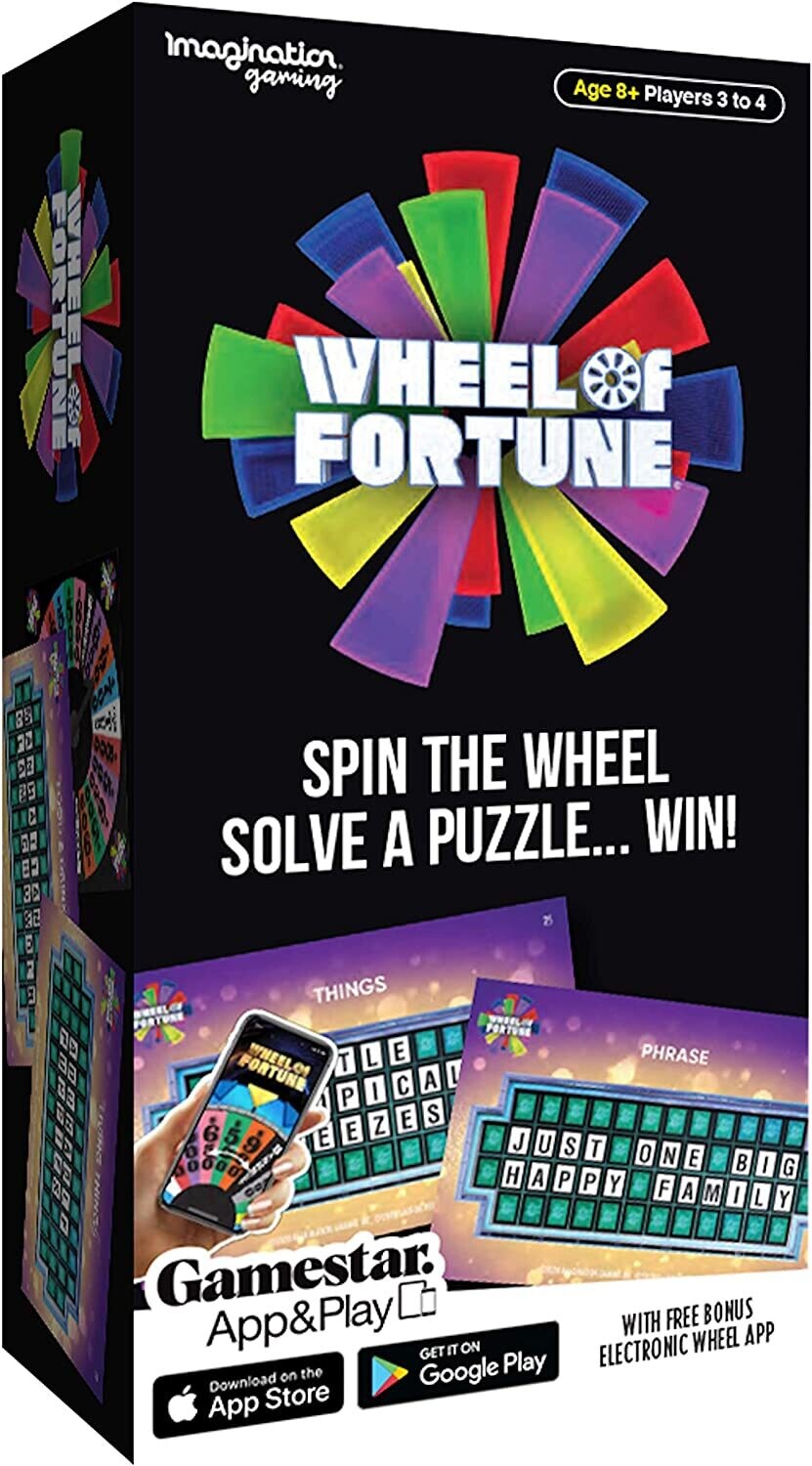 Wheel of Fortune Jumbo Card Game