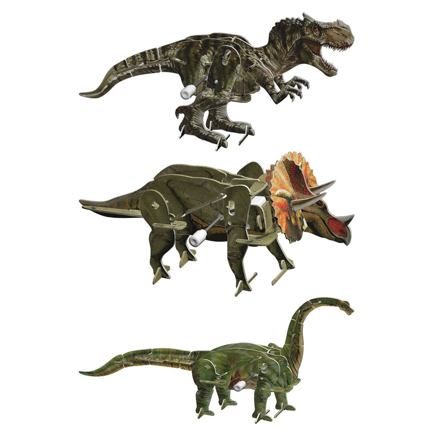 Smithsonian Dino Wind-Up 3D Puzzle - Brachiosaurus