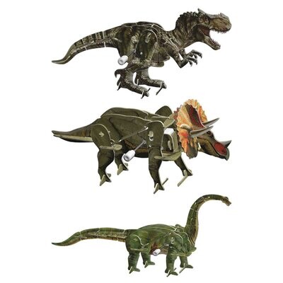 Smithsonian Dino Wind-Up 3D Puzzle - Brachiosaurus