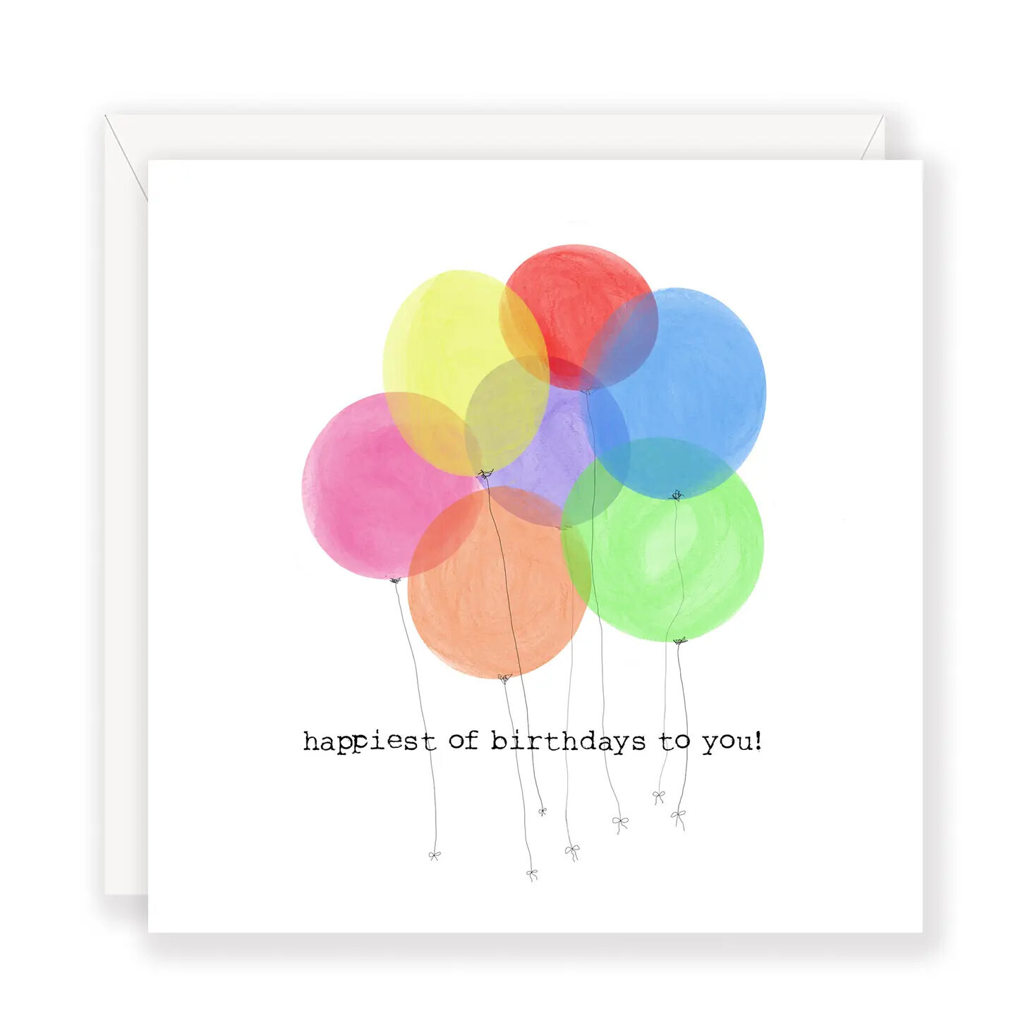 Sweet Gumball Inc 'Happiest of Birthdays' Greeting Card