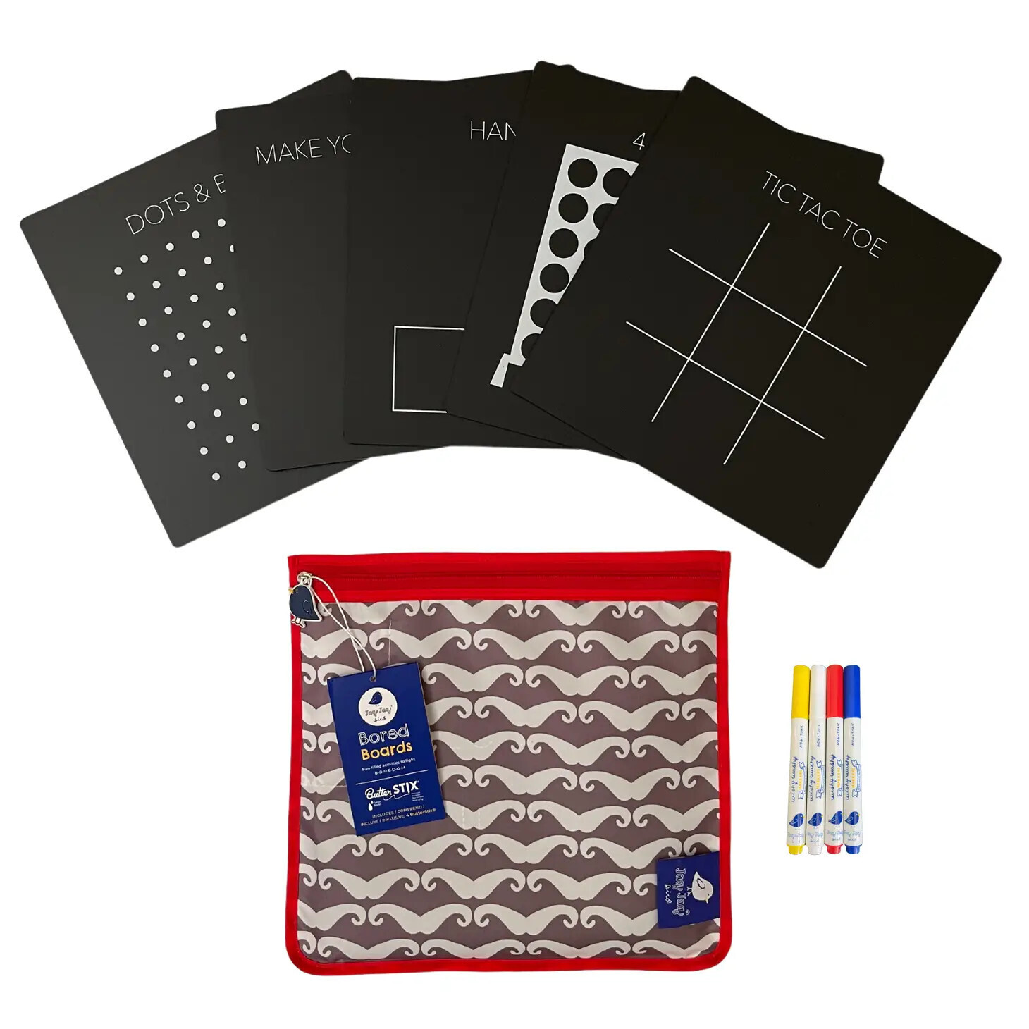 Jaq Jaq Bird Bored Board Set - Fun Games