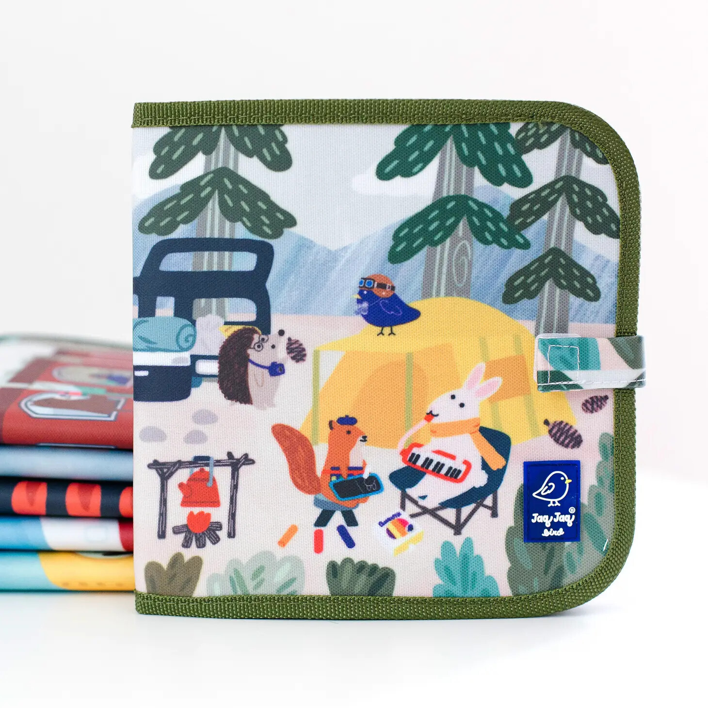 Jaq Jaq &amp; Friends Erasable Book - Camping
