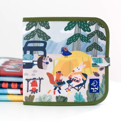 Jaq Jaq &amp; Friends Erasable Book - Camping