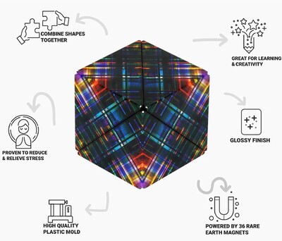 SHASHIBO CUBE - Disco Plaid (Jumbie Art Series)