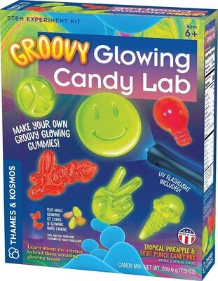 Thames &amp; Kosmos Groovy Glowing Candy Lab - STEM Experiment &amp; Activity Kit