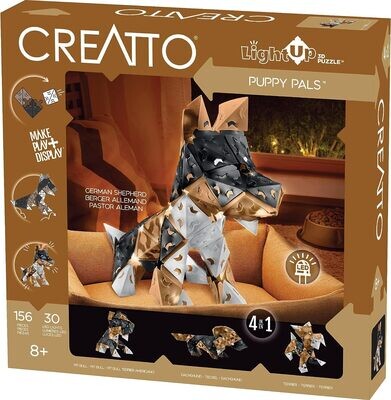 Thames &amp; Kosmos Creatto Puppy Pals - Light-Up 3D Puzzle Kit