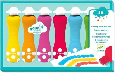 Markers 6 Foam Markers