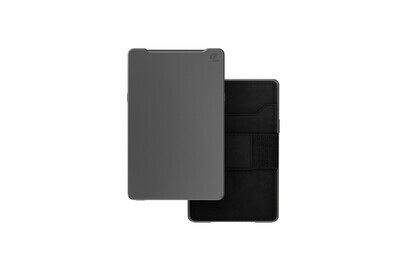 Groove Life Groove Wallet - Gun Metal w/ Black Leather