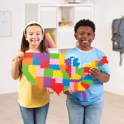 Plus-Plus Puzzle by Number - 1400pc - Map of the United States