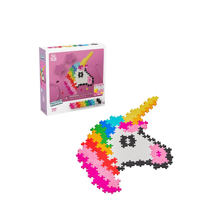 Plus-Plus Puzzle by Number - 250pc - Unicorn