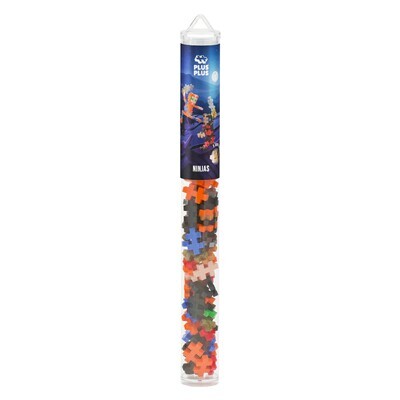 Plus-Plus Mini Maker Tube - 70pc Ninjas