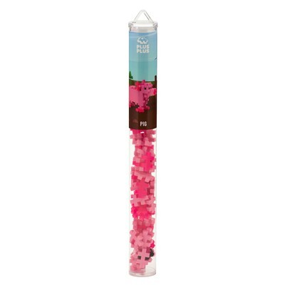 Plus-Plus Mini Maker Tube - 70pc Pig