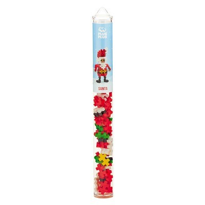 Plus-Plus Mini Maker Tube - 70pc Santa