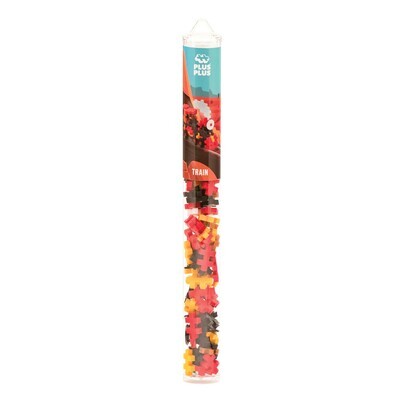 Plus-Plus Mini Maker Tube - 70pc Train