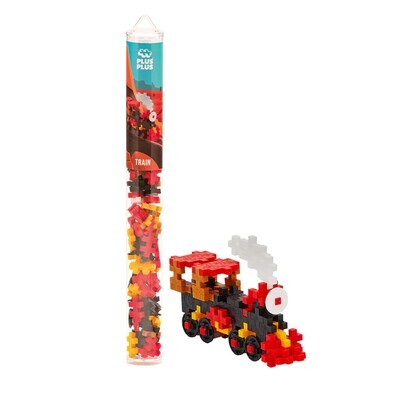 Plus-Plus Mini Maker Tube - 70pc Train