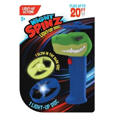 Night Spinz Light Up Disc - Dino