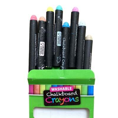 Imagination Starters Washable Chalkboard Crayons (Set of 8)