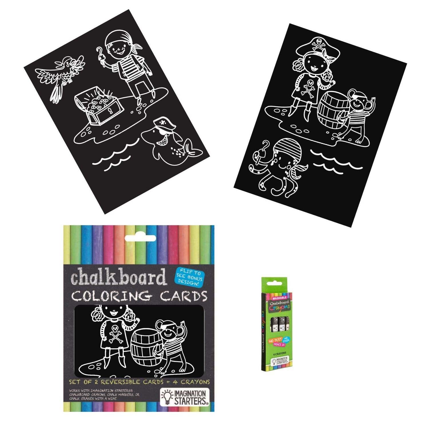 Imagination Starters Mini Mat Coloring Kits - Pirates