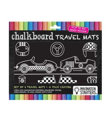 Imagination Starters Travel Mat Coloring Set - Race Day