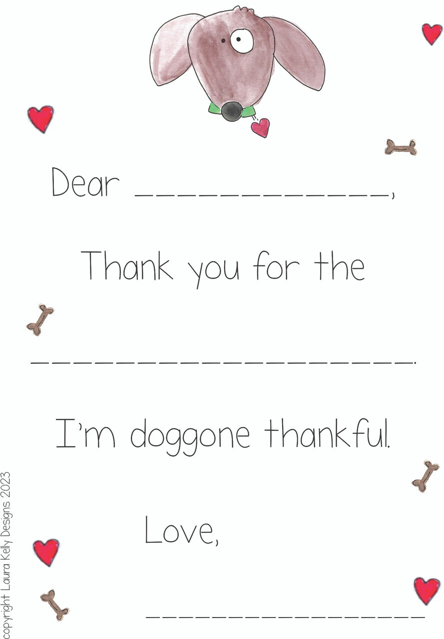 Thank You Notes - Dog