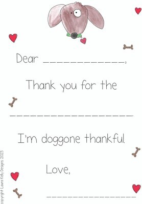 Thank You Notes - Dog