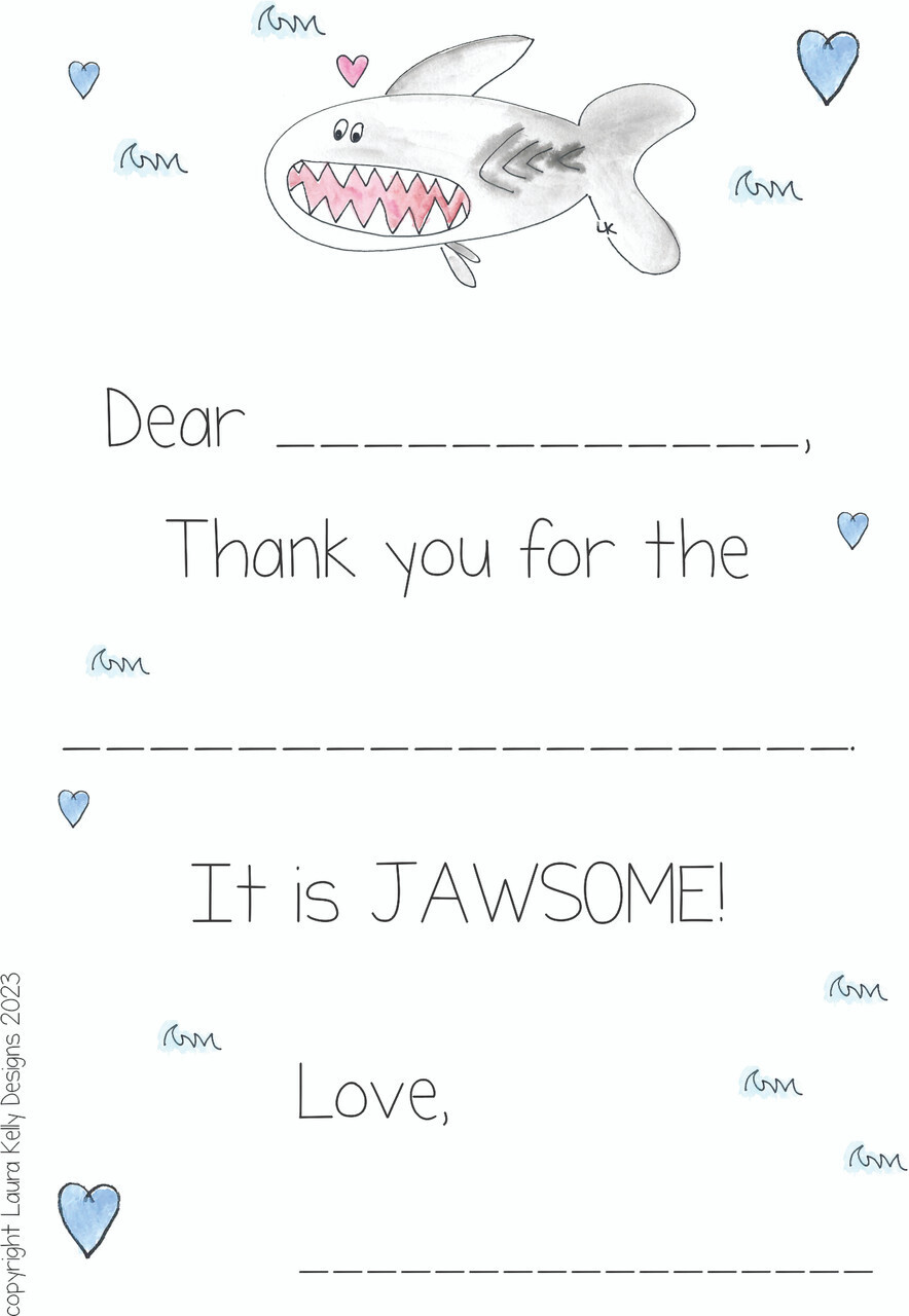 Thank You Notes - Shark