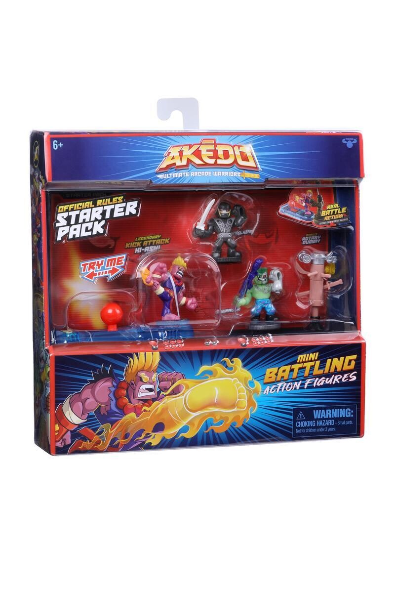 Akedo Starter Pack 'Kick Attack' Figures – Series 1