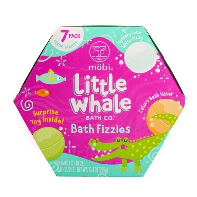 Mobi Little Whale Bath Co. Bath Fizzies - 7 pack