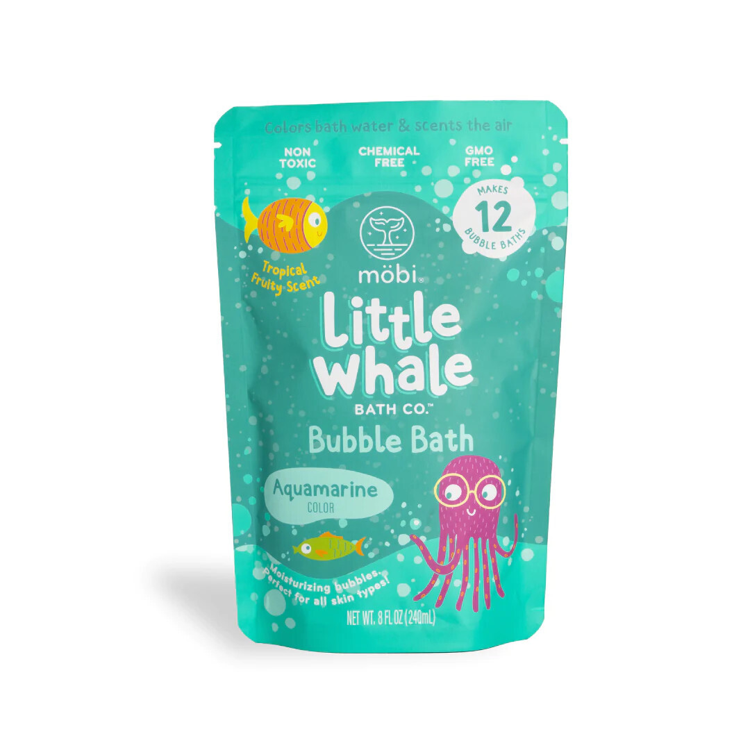 Mobi Little Whale Bath Co. Bubble Bath - Aquamarine