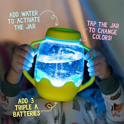 Glo Pals Sensory Play Jar - Yellow