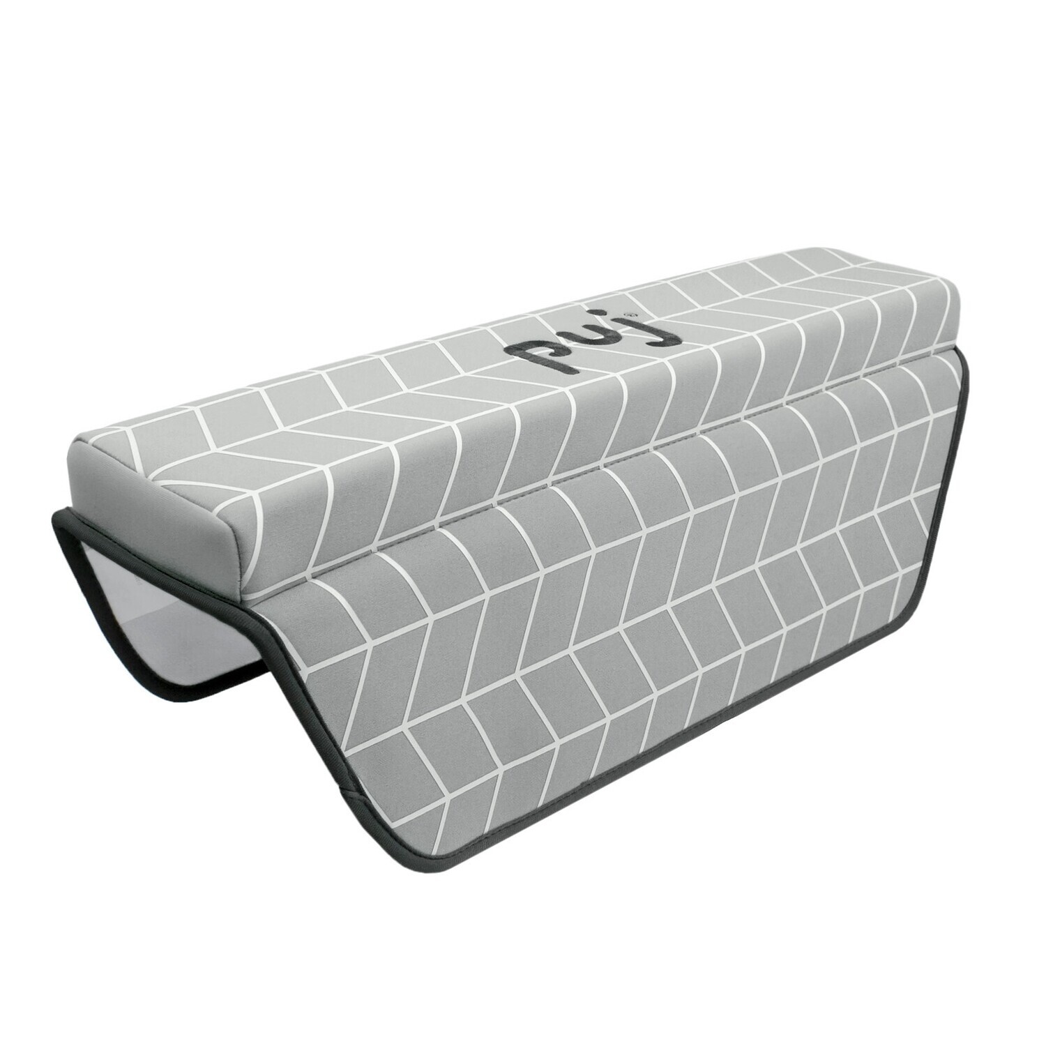 Simplifying PUJ Pad Armrest with Suction Cups - Grey Herringbone