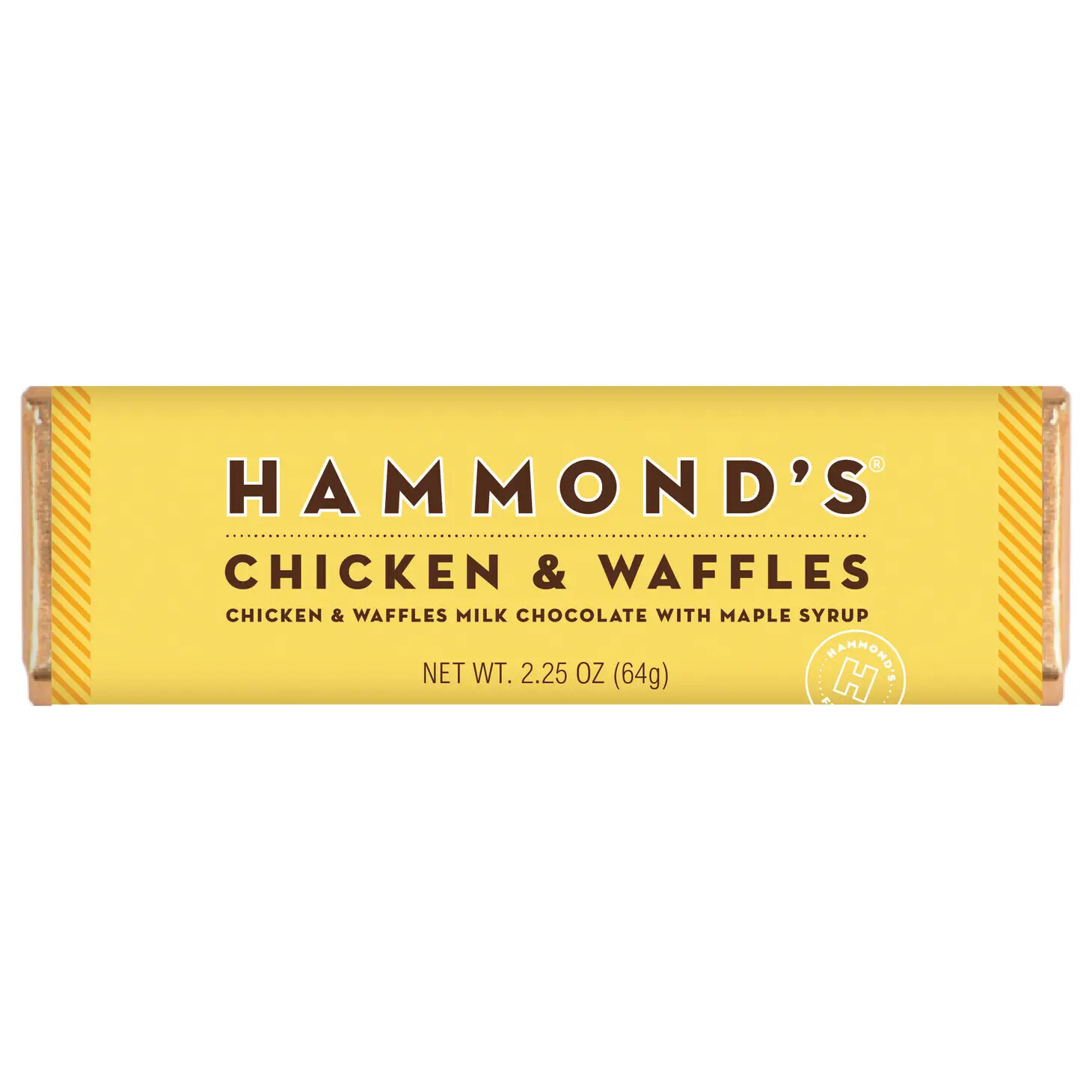 Hammond's Candies Chicken &amp; Waffles Chocolate Bar 2.25oz