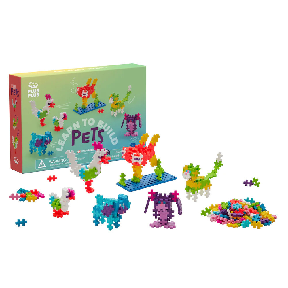Plus-Plus Learn To Build - Pets - 275 pc