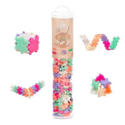 Plus-Plus Open Play Tube - 240pc Pearl Mix