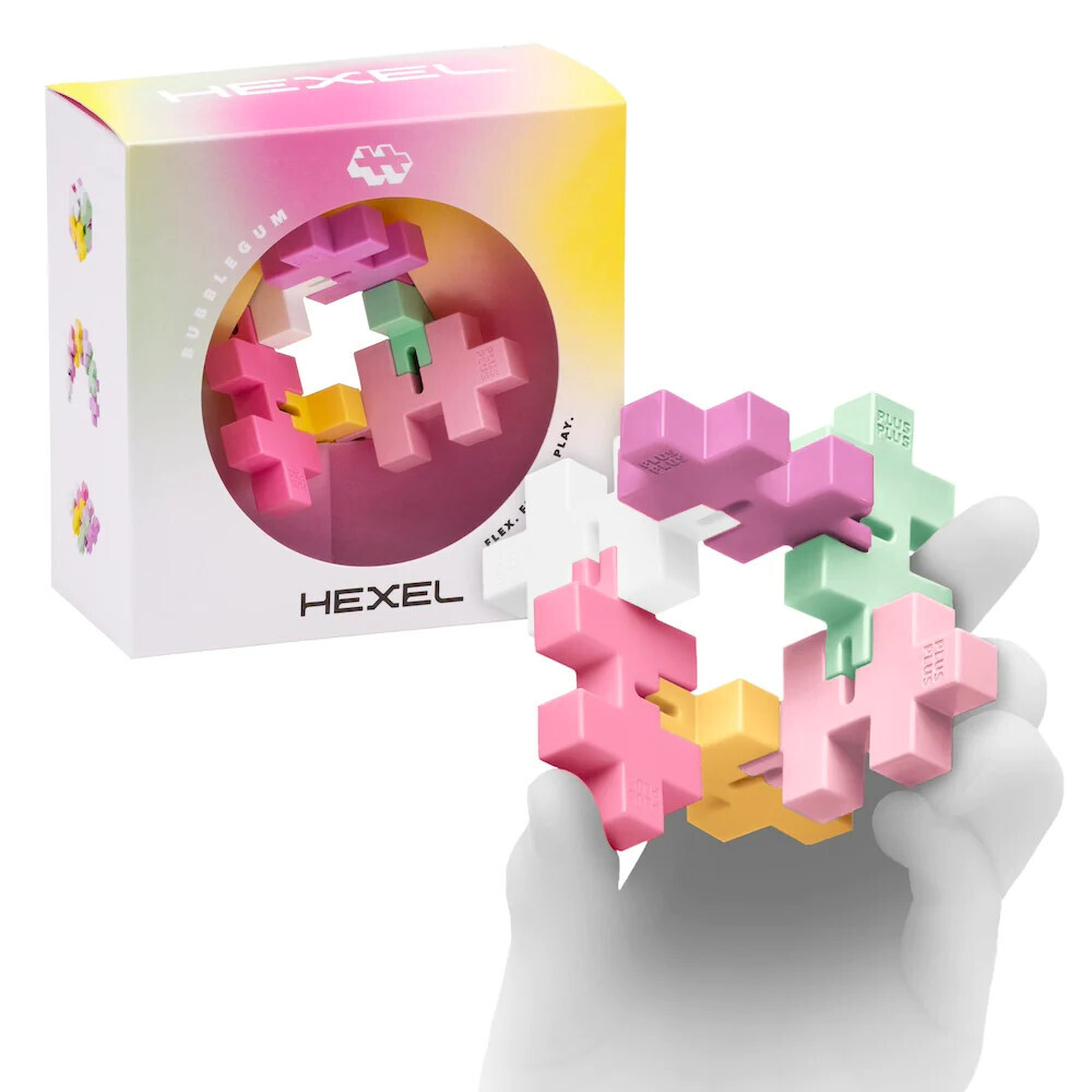 Plus-Plus Hexel - Bubblegum