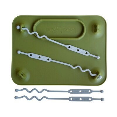 Silicone Placemat - 4 Tether Version - Olive